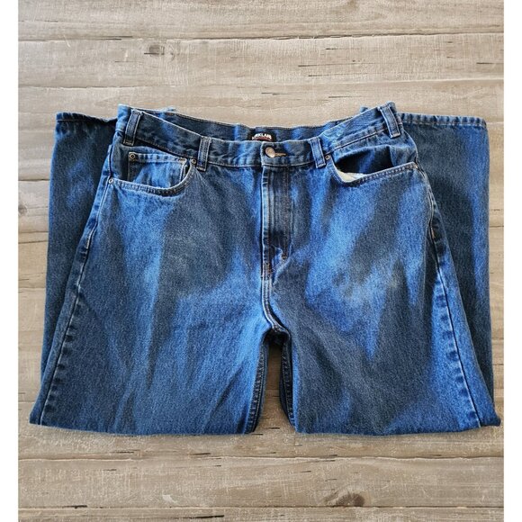 Kirkland Signature Mens Jeans 38x30 Blue Denim 100% Cotton - Picture 3 of 11